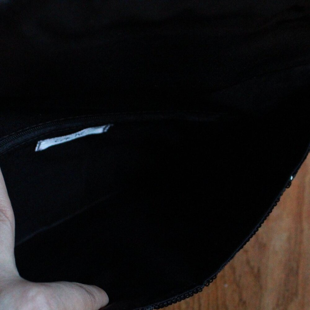 Cache Sequin Envelope Fold Over Clutch Purse - image 3